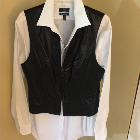 Lambskin Leather Vest in Black! Leather is “Everywhere” this Season! - Picture 9 of 9